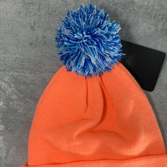 Nike Orange Peach Little Girls Knit Embroidered Lo - Picture 7 of 7